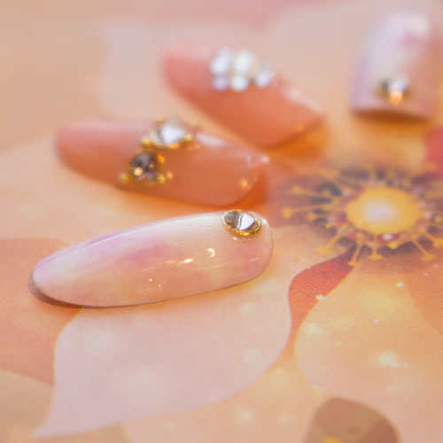 タイダイオレンジベージュ