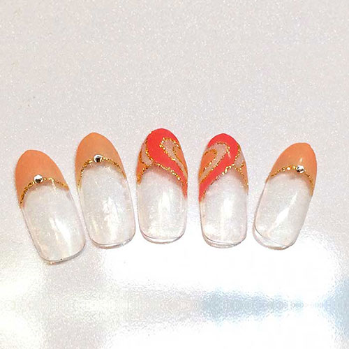 ハート模様フレンチ