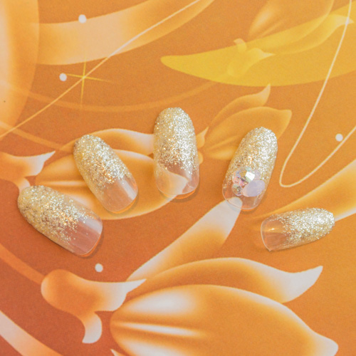 ラメゴールドクリスタル