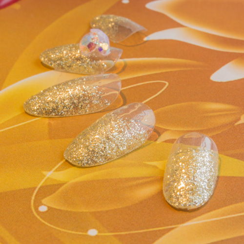 ラメゴールドクリスタル