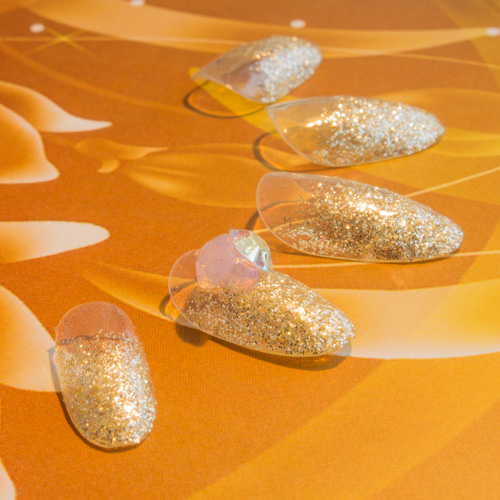 ラメゴールドクリスタル