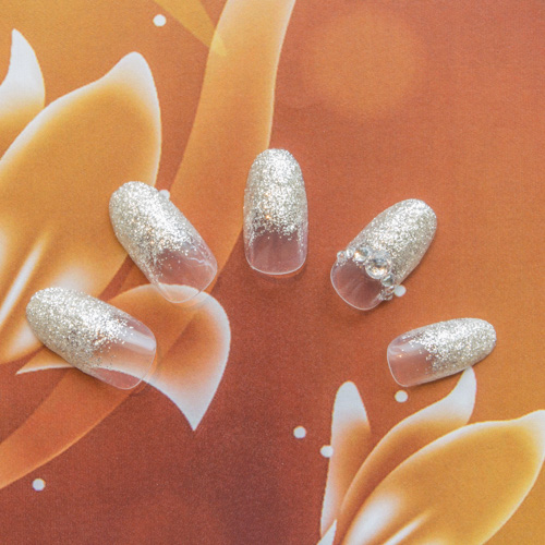 ラメグラシルバーストーン