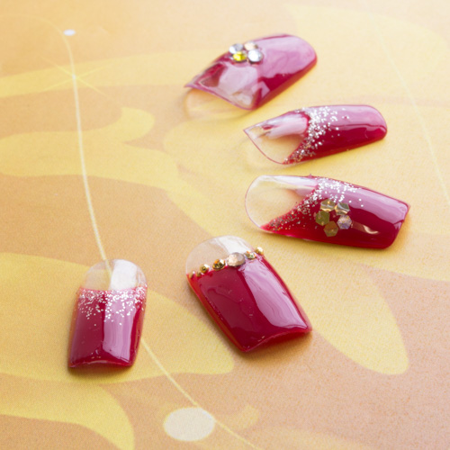 エレガントフレンチネイルチップ