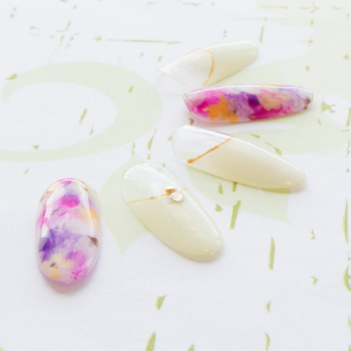 ボタニカルフラワーネイル