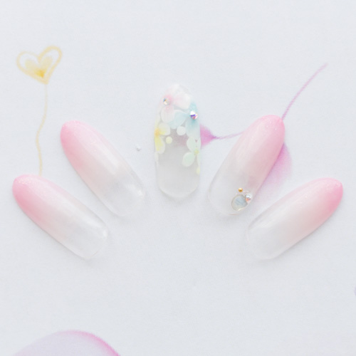 フラワーグラデーション