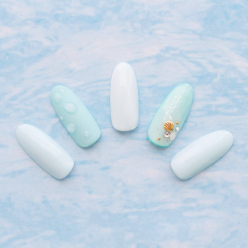 ウォーターマリンネイル