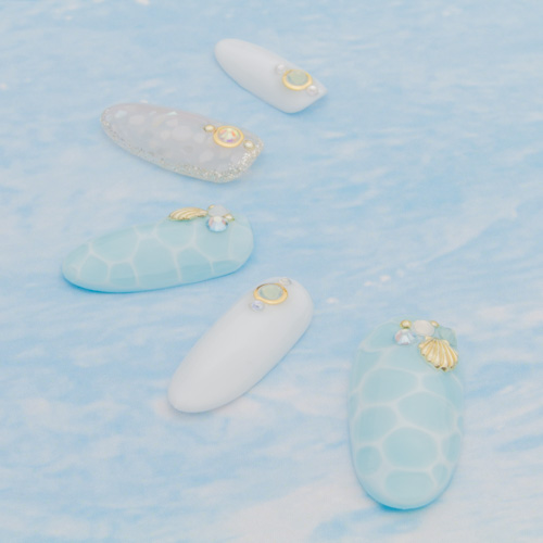 海のドロップネイル