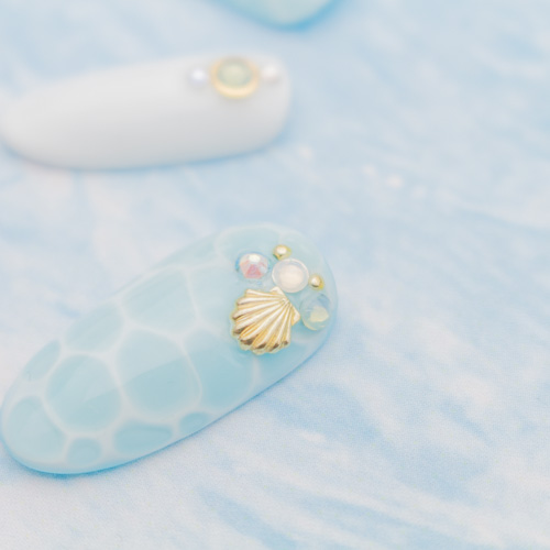 海のドロップネイル