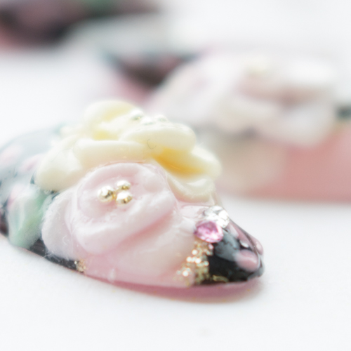 バラの和ネイル